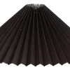 Sabina Plisserad Takskärm Ø40cm Choklad