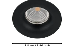Saliceto Spotlight LED 2700K 6W Svart