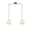 Salle Taklampa 82cm Antik/Opal