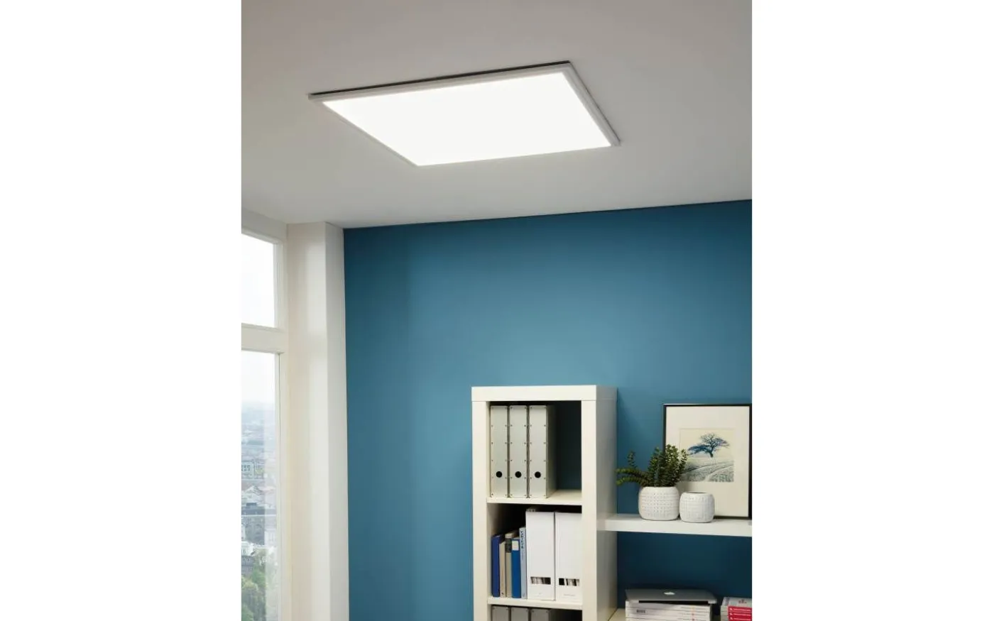 Salobrena LED-Panel 30x30cm utv/inf LED 4000K 14W Vit