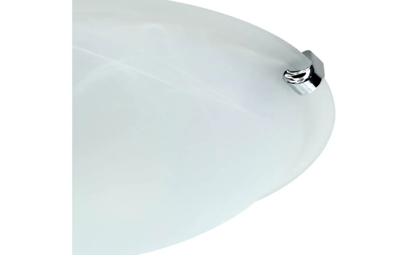 Salome Plafond 30cm Vit/Krom
