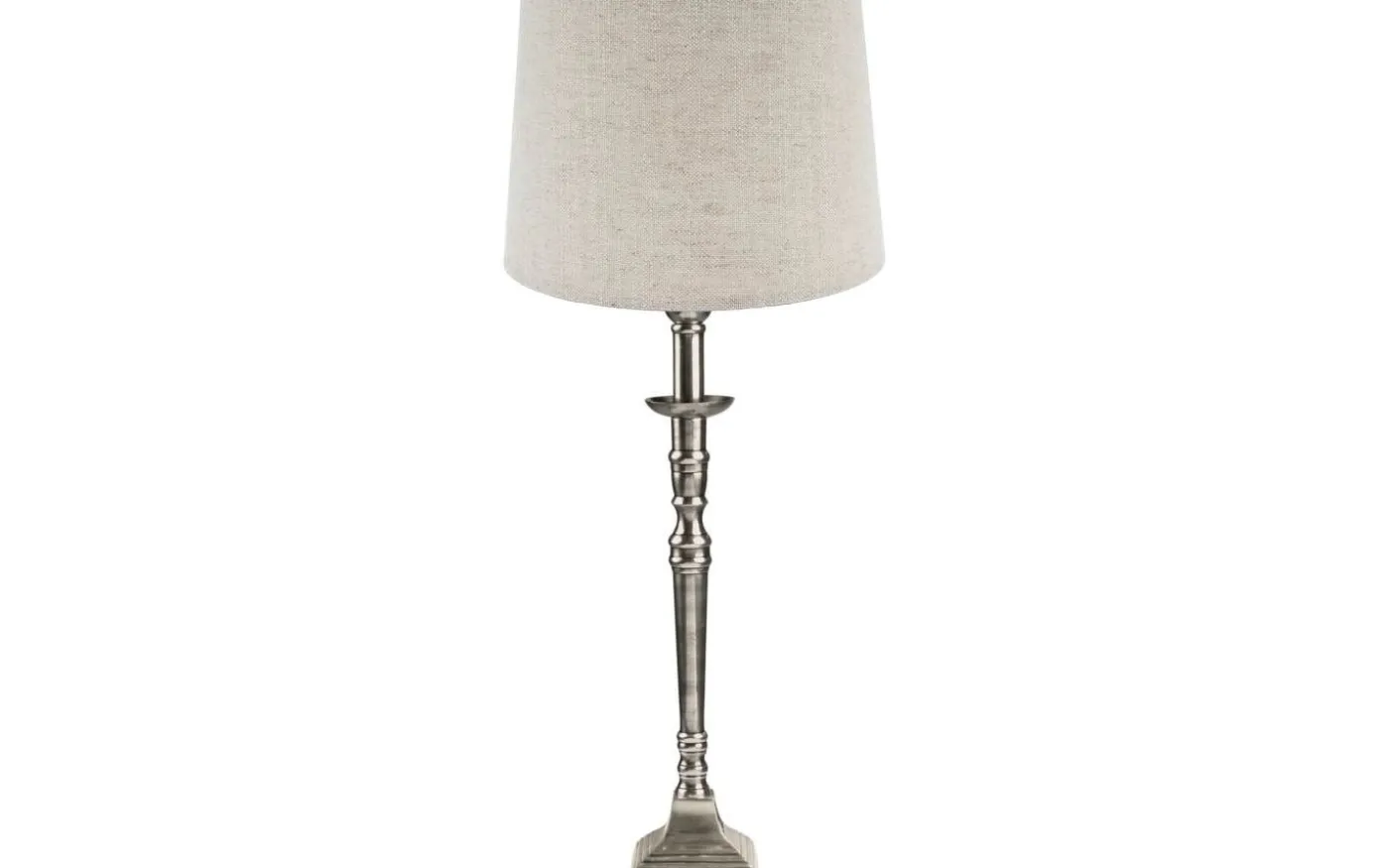 Salong Bordslampa 46cm Antiksilver