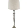 Salong Bordslampa 55cm Antiksilver