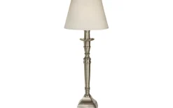 Salong Bordslampa 64cm Silver/Offwhite