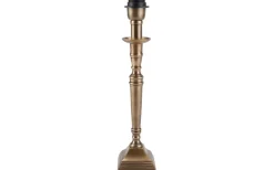 Salong Lampfot 53cm Antikmässing