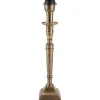 Salong Lampfot Metall 33cm Antikmässing