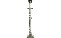 Salong Lampfot Metall 33cm Antiksilver