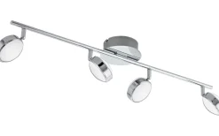 Salto Takspotlight 76cm LED 3000K 4x5,4W Krom