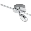 Salto Takspotlight 56cm LED 3000K 3x5,4W Krom