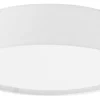 Sam Plafond 33cm Linne Vit