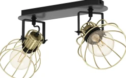 Sambatello Takspotlight 48cm Svart/Guld
