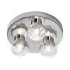 Sandhamn Plafond Ø25cm Krom/Klar IP44