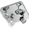 Sandön Takspotlight 28cm Krom IP44