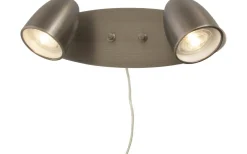 Sandnes Vägglampa 2L Tenn