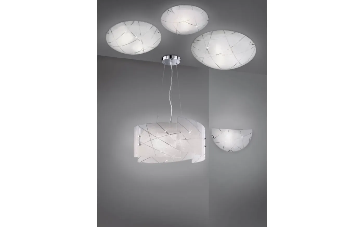 Sandrina Plafond 2xE27 vit
