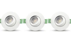 Sanna 230V Spotlight 3000/4000K 6W 3-pack Vit IP65