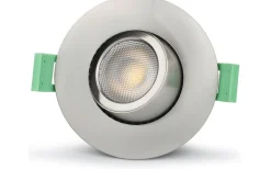 Sanna 230V Spotlight 3000/4000K 6W 3-pack Borstad Stål IP65