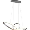 Sansa Takpendel 80cm LED i borstat stål