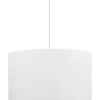 Sara Taklampa 55cm Linne Offwhite