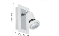 Sarria Vägglampa LED 3000K 4,5W Vit