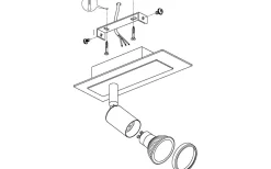 Sarria Vägglampa LED 3000K 4,5W Vit