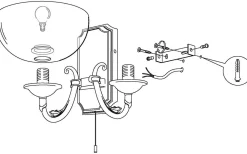 Savoy Vägglampa Dubbel Brons