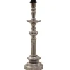 Saxon Lampfot 55cm Antik Silver