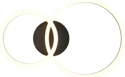 Scope Plafond LED 2-delad mattsvart