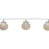Seashell Batteridriven Ljusslinga Timer 1,35m