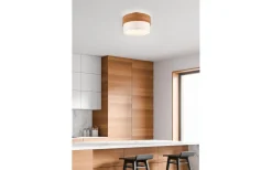 Seasons Plafond 30cm E14 vit/trä