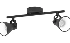 Seras Takspotlight 37cm GU10 LED 3000K 2x3W Svart