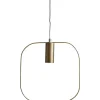 Shape Fyrkantig Pendel Guld