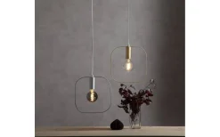 Shape Fyrkantig Pendel Guld