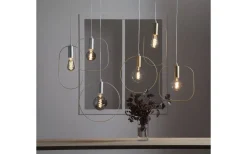 Shape Fyrkantig Pendel Silver