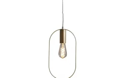 Shape Oval Pendel Guld