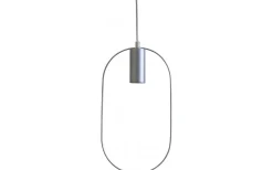 Shape Oval Pendel Silver