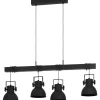 Shirebrook Taklampa 100cm Svart