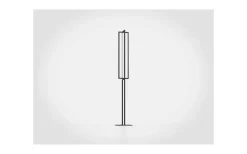Siberia Golvlampa 133cm med fjärr. LED 3000-6500K 34W Svart