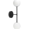Sigma Vägglampa 49cm Svart/Opal