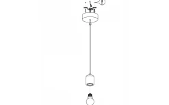Silvares Fönsterlampa 11cm Grå