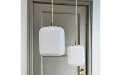 Silvia Fönsterlampa 15cm Opal/Mässing