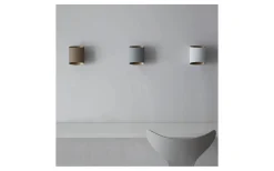 Sinne Vägglampa 17cm LED 8W 3000K Grå/Mässing
