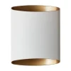 Sinne Vägglampa 17cm LED 8W 3000K Vit/Mässing