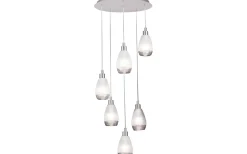 Siracusa Taklampa 50cm Nickel