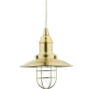 Skeppar Fönsterlampa 15cm Mässing