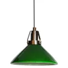 Skomakare Fönsterlampa 20cm Antik/Grön