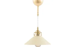 Skomakarskärm 60/250 - Benvitt överfångsglas
