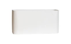 Skärm Luton Golvlampa L40xB15xH20cm Vit