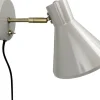 Sleep Vägglampa Blank Beige/Antikmässing