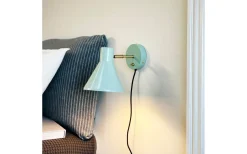 Sleep Vägglampa Blank Mint/Antikmässing